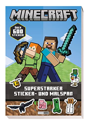 Minecraft: Superstarker Sticker- und Malspaß: über 600 Sticker! von Panini